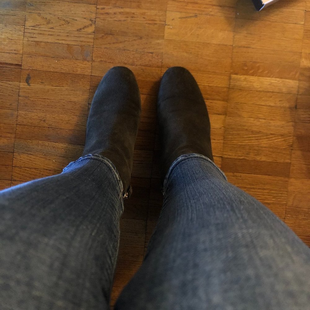 Nine West brown booties